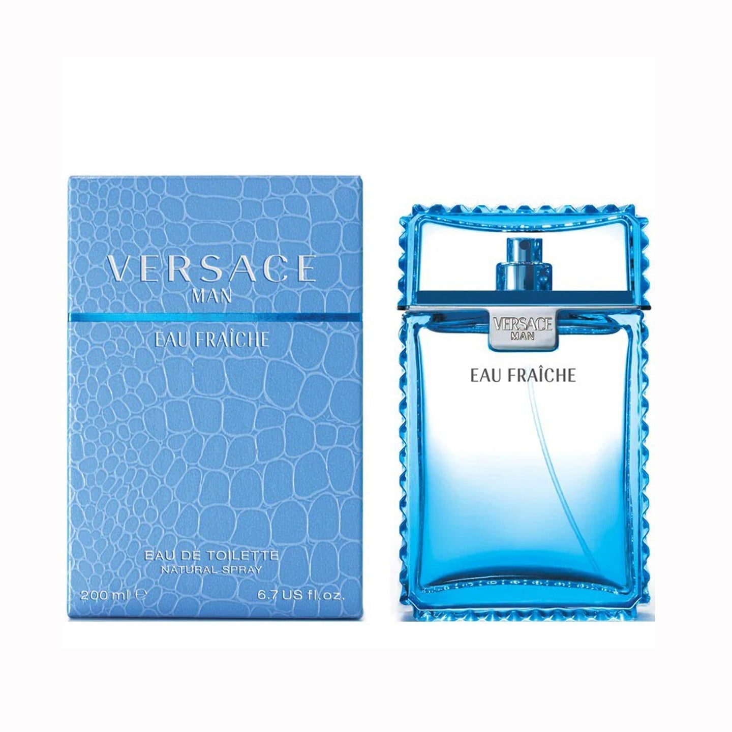 Versace Man Eau Fraiche Eau De Toilette Spray 200 ml for Men