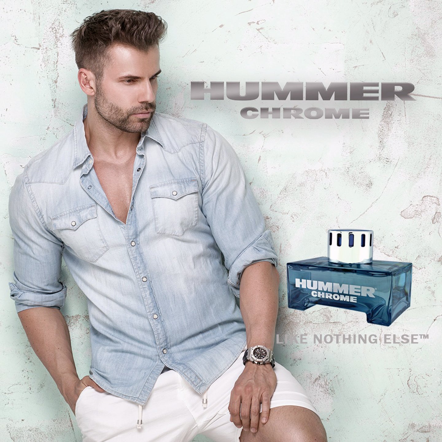 Hummer Chrome Eau De Toilette Spray 125 ml for Men