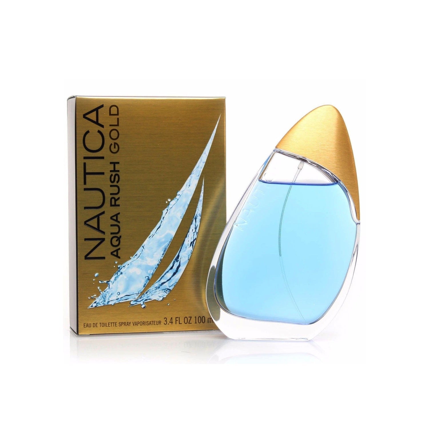 Nautica Aqua Rush Gold 100 ml Eau De Toilette Spray For Men