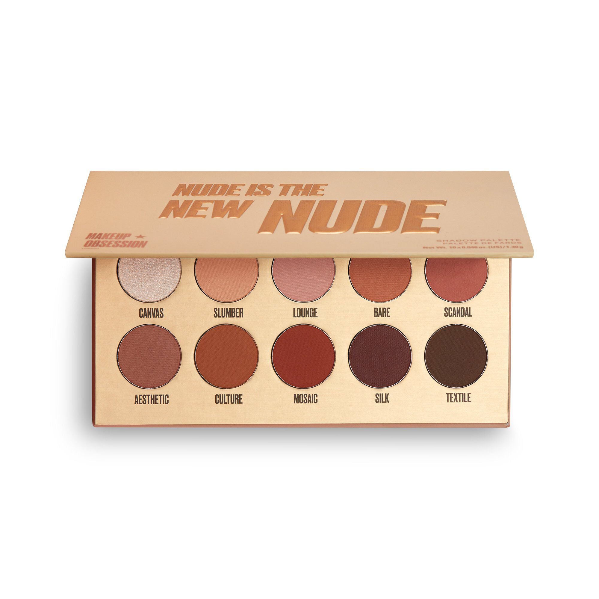 Obsession Nude est la nouvelle palette de fards à paupières nude 10 X1.3 Gr