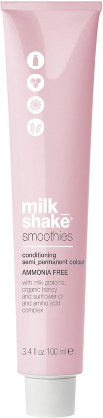 Milk Shake Smoothies Semi-Perm Col 100Ml 10.117 Platinum Lightest Blond Intense Ash Irisé 100 Ml