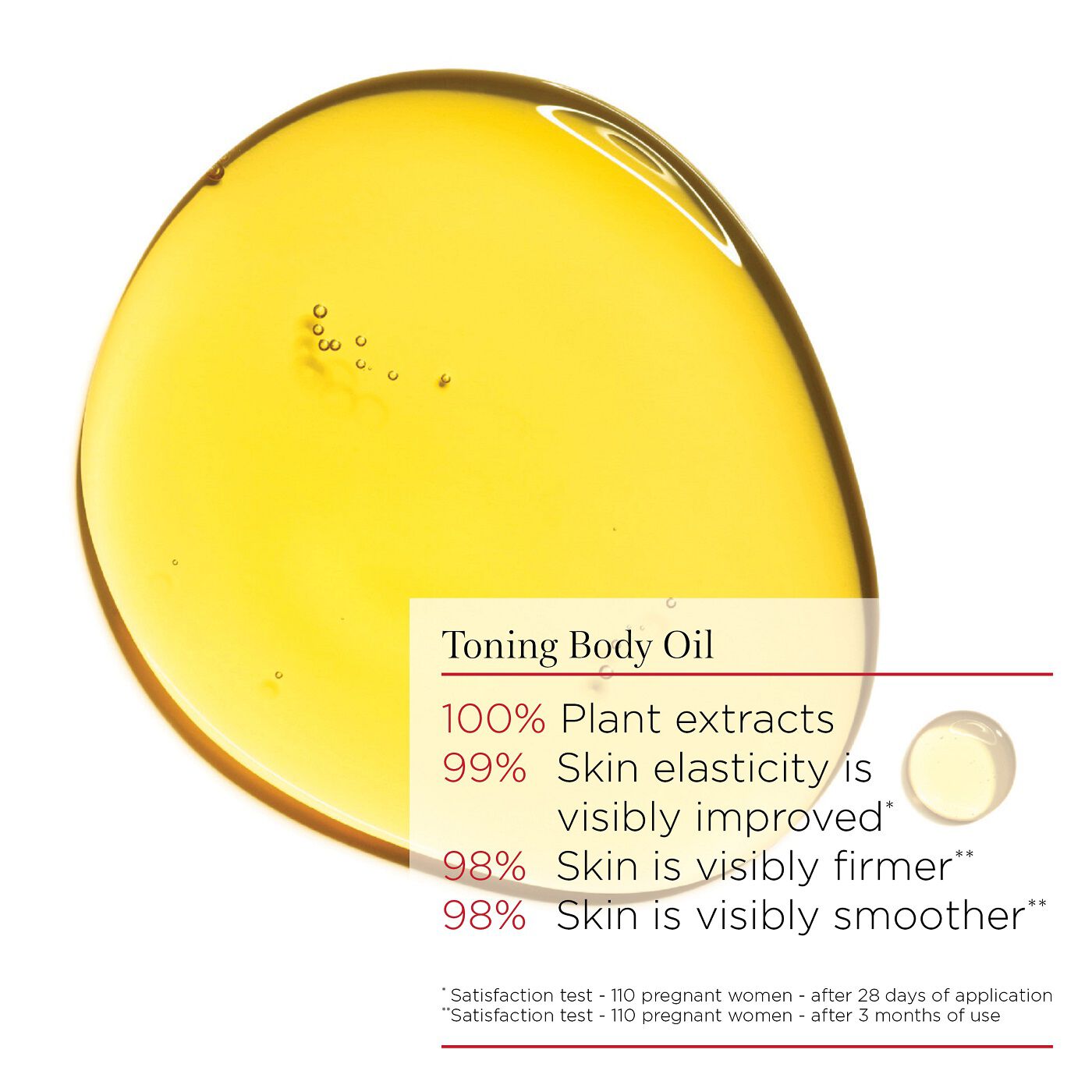 Tonic Body Treatment Oil 100% Pure Plant Extracts 100 Ml Testeur scellé