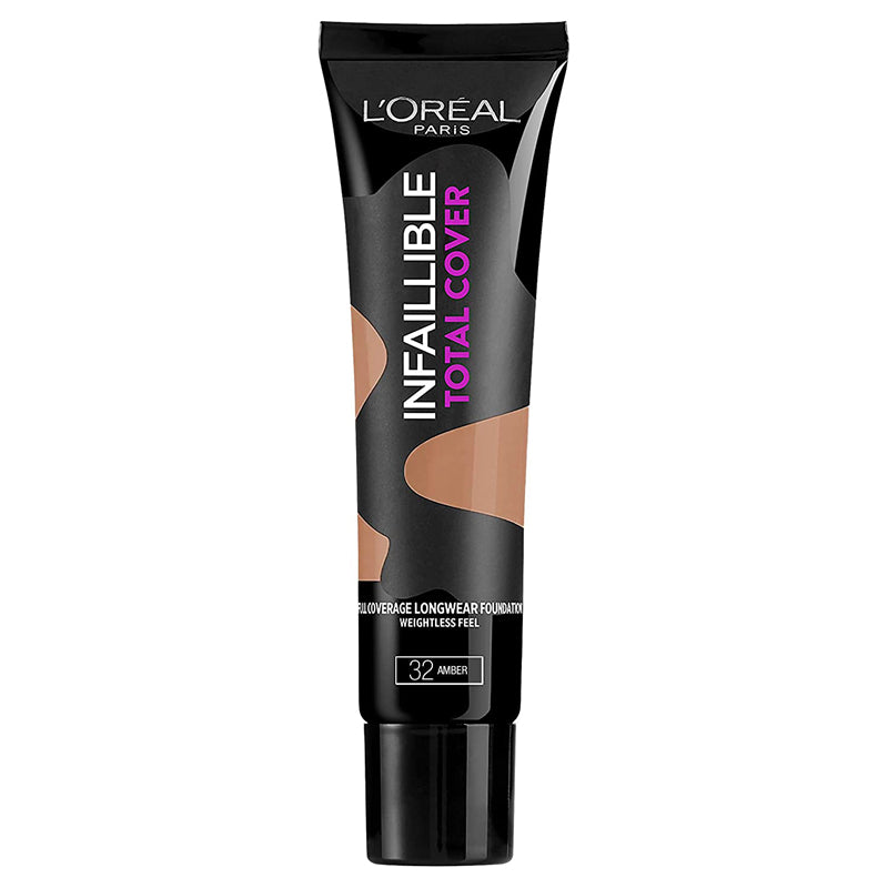 Loreal Infaillible Total Cover Foundation 32 Ambre X 3